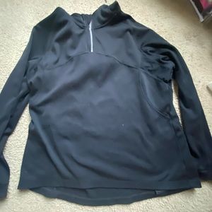 black active wear hoodie